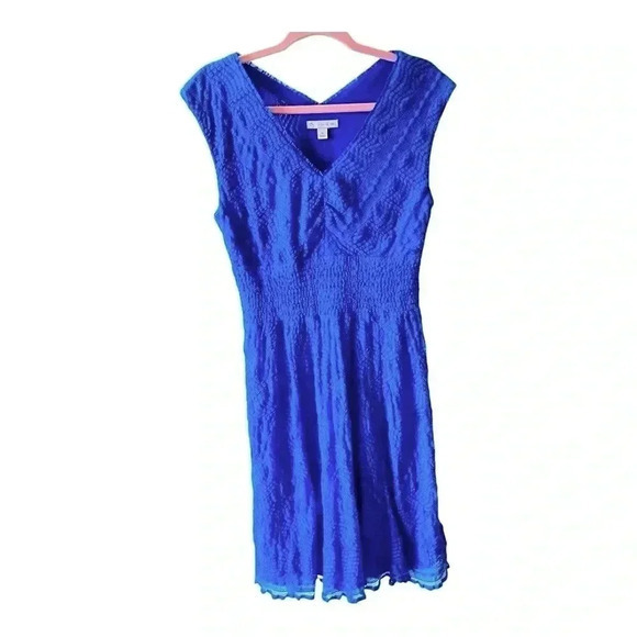 DB Dresses & Skirts - Periwinkle Blue Knit Lace Dress by DB